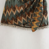 Saia Elegante Estampada Bohemia
