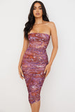 Vestido Médio Cetim Camila