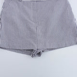 Short Saia Listrado Malu