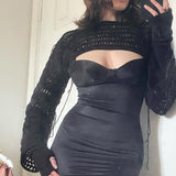 Top Elegante Sobreposição Allie