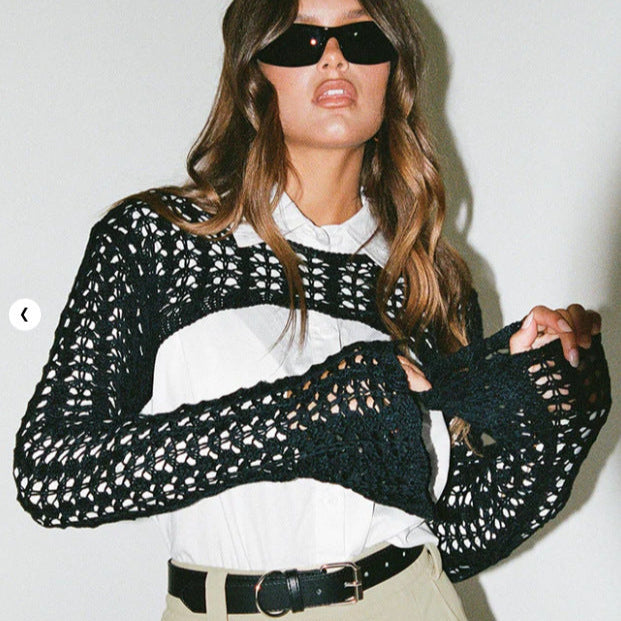 Top Elegante Sobreposição Allie