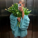 Suéter Elegante Trançado Eulalia