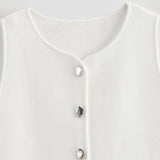 Top Elegante Tricô Lua