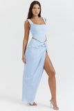 Vestido Longo Cetim Aurora
