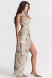 Vestido Longo Cetim Aurora