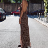 Vestido Elegante Bolinha Asha