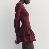 Vestido Elegante Babado Frida
