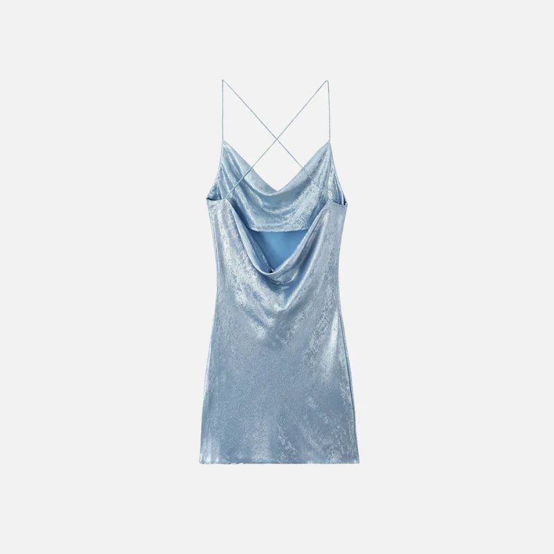 Vestido Elegante Metalizado Sky