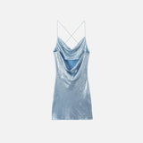 Vestido Elegante Metalizado Sky